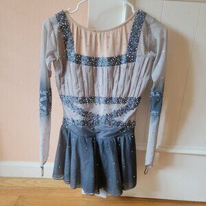 Gorgeous custom made ( Annie Krasotka) figure skating dress